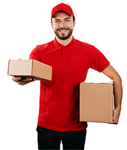 Free Delivery Service Man